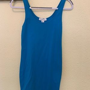 Blue bodycon dress